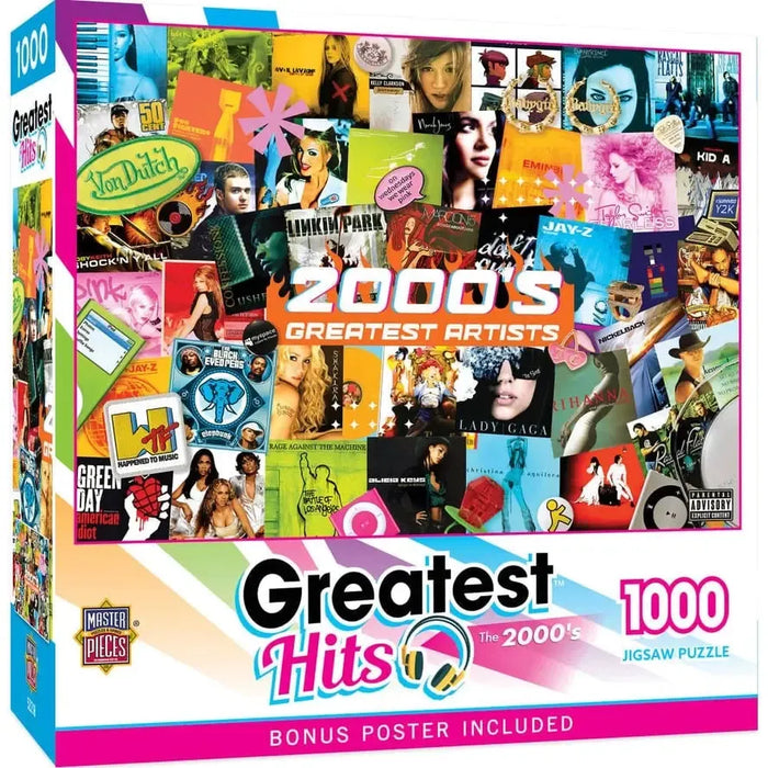Groovy Times Greatest Hits 1000 Piece Jigsaw Puzzle MasterPieces - for just $17.99! 