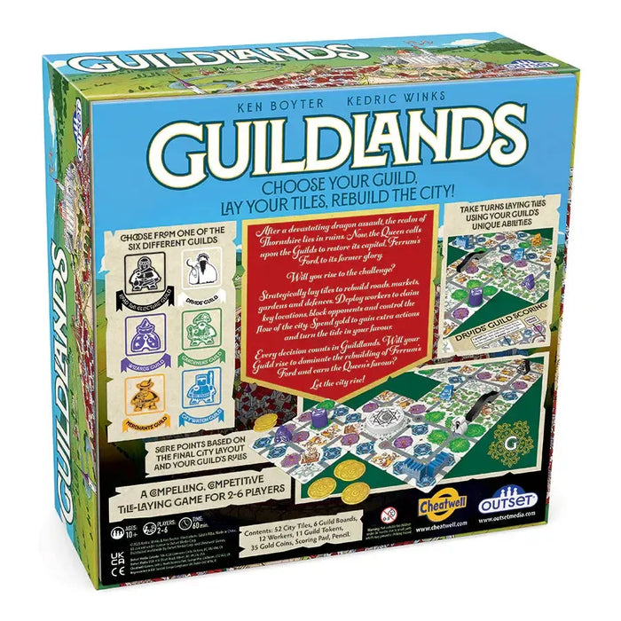 Guildlands - Strategic Tile City Building Game - Outset - for just $39.99! 