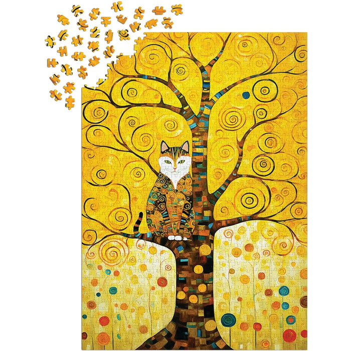 Gustav Klimt's Cat in the Tree of Life 1000 Piece Jigsaw Puzzle Enjoy - for just $24.99! 