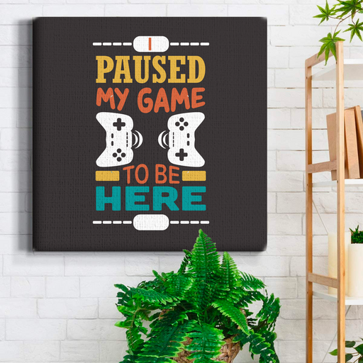 Game Quote Wall Canvas 1 Piece - for just $31.99! 