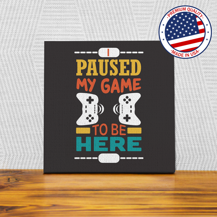 Game Quote Wall Canvas 1 Piece - for just $31.99! 