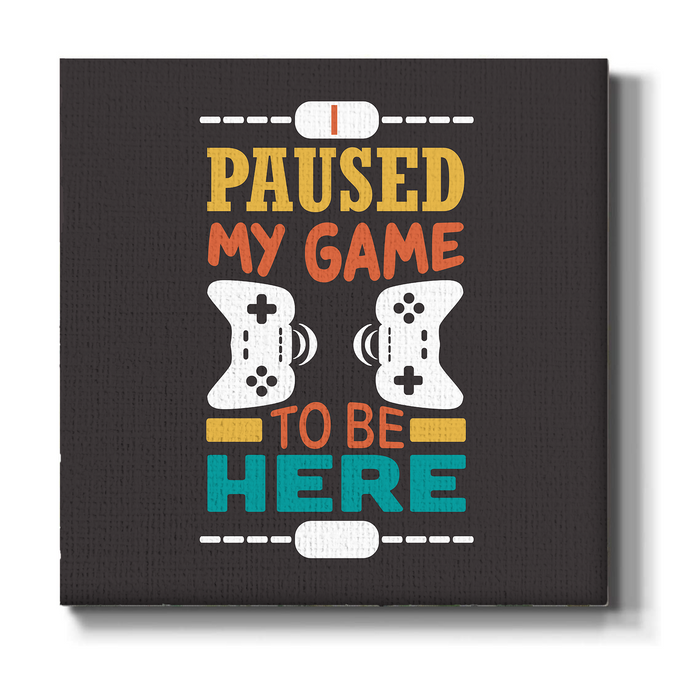 Game Quote Wall Canvas 1 Piece - for just $31.99! 