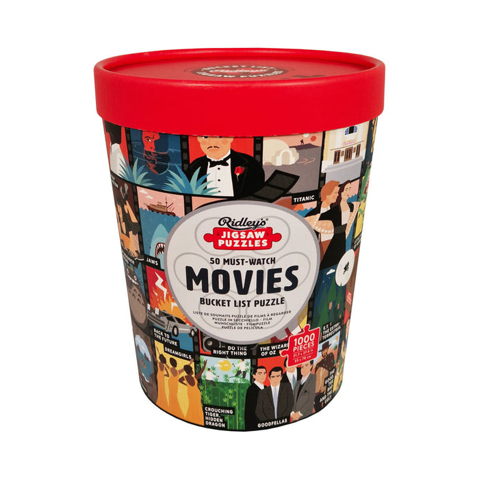 Bucket List Puzzle: 50 Must-Watch Movies - for just $24.99! 