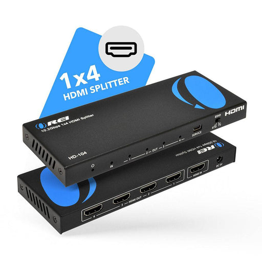 1x4 HDMI Splitter: 1-in 4-out (HD-104) - Premium Splitter - Just $19.99! Shop now at Retro Gaming of Denver