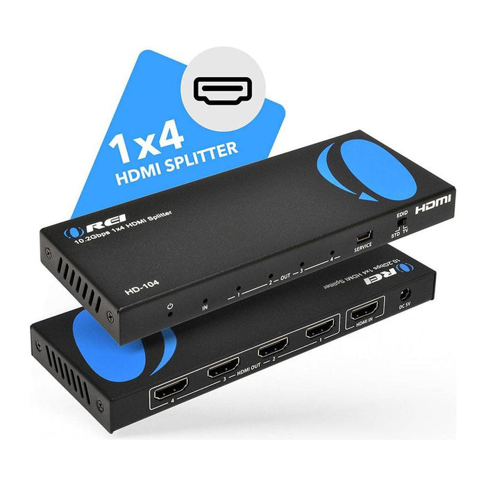 1x4 HDMI Splitter: 1-in 4-out (HD-104) - Just $19.99! Shop now at Retro Gaming of Denver