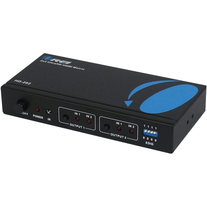 OREI HD-202 2x2 HDMI 1.4V Matrix Switch/Splitter (2-input, 2-output) with Remote Control Supports PIP, MHL, HDMI 1.4, 3D, 1080p, 4K x 2K - Just $52! Shop now at Retro Gaming of Denver