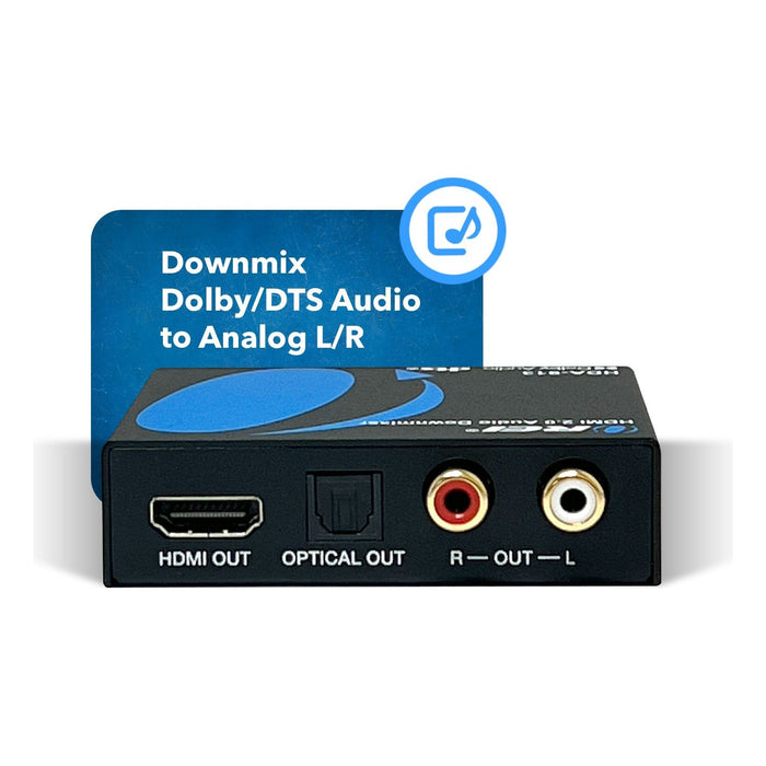 OREI HDMI 18Gbps Audio Extractor with Audio Downmix (HDA-913) - Just $89.99! Shop now at Retro Gaming of Denver