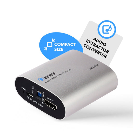eARC 4K@60Hz Audio Extractor Converter 18G HDMI 2.0 ARC Support (HDA-927) - Premium  - Just $49.99! Shop now at Retro Gaming of Denver