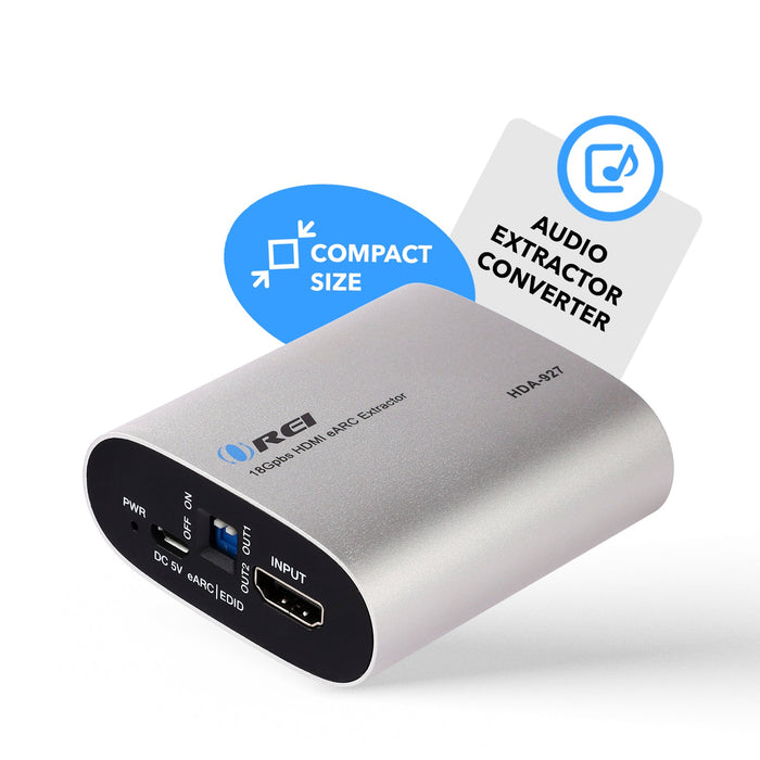 eARC 4K@60Hz Audio Extractor Converter 18G HDMI 2.0 ARC Support (HDA-927) - Just $49.99! Shop now at Retro Gaming of Denver