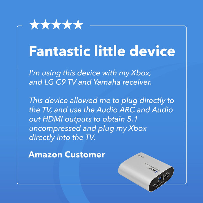 eARC 4K@60Hz Audio Extractor Converter 18G HDMI 2.0 ARC Support (HDA-927) - Just $49.99! Shop now at Retro Gaming of Denver