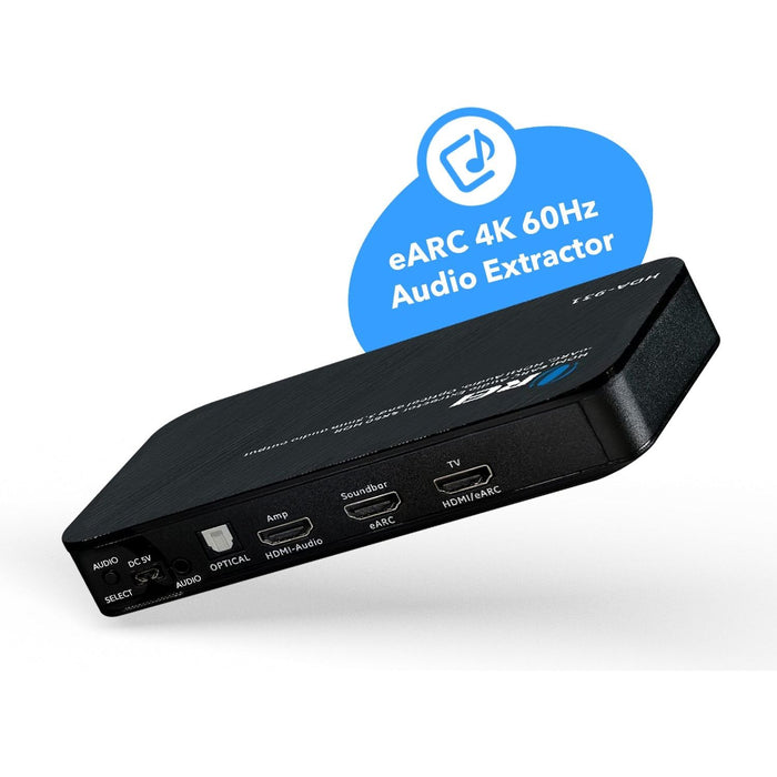 Dual HDMI eARC Audio Extractor 4K@60Hz with Optical Port & 3.5mm jack, 18Gbps bandwidth (HDA-931) - Just $119.99! Shop now at Retro Gaming of Denver