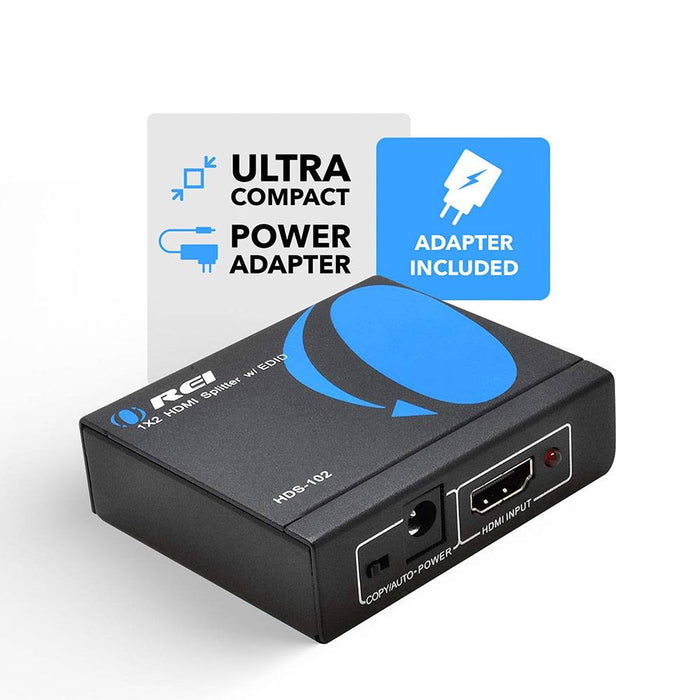 4K 1x2 HDMI Splitter: 1-in 2-out, EDID (HDS-102) - Just $16.99! Shop now at Retro Gaming of Denver