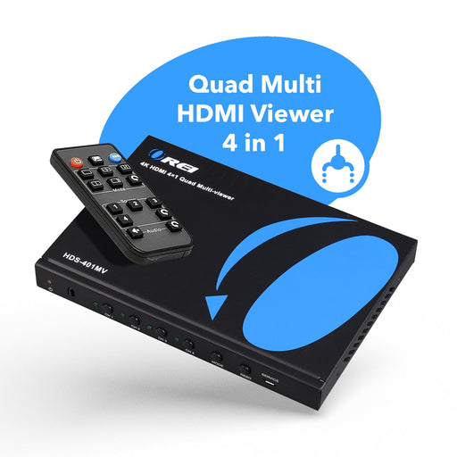Ultra HD 4K Quad Multi Viewer 4x1 HDMI Switch VGA Output (HDS-401MV) - Premium HDMI Switches - Just $169.99! Shop now at Retro Gaming of Denver