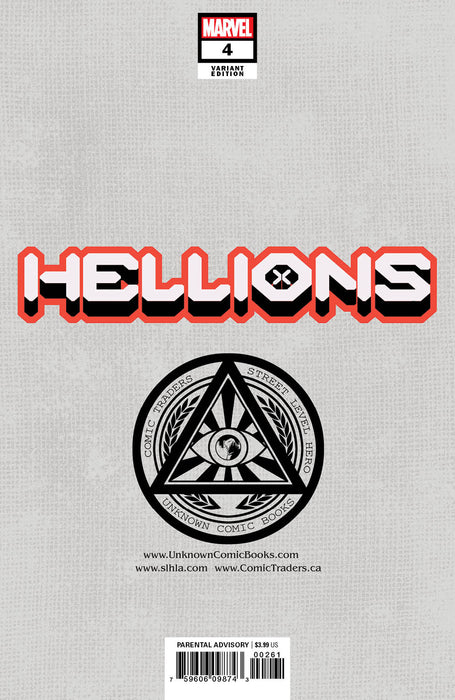 Hellions #4 Unknown Comics Jay Anacleto Exclusive Virgin Var (09/16/2020) - for just $20! 