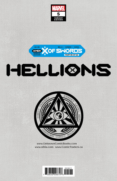[Signed by Chris Britton] Hellions #5 Unknown Comics Jay Anacleto Exclusive Virgin Var Xos [IN STOCK] - for just $60! 
