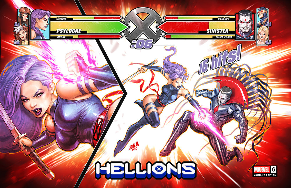 [SIGNED by David Nakayama] HELLIONS #6 UNKNOWN COMICS DAVID NAKAYAMA EXCLUSIVE VAR XOS (11/30/2022) - for just $20! 