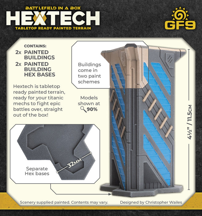 Battlefield in a Box: HexTech - Trinity City Estate - for just $35! 
