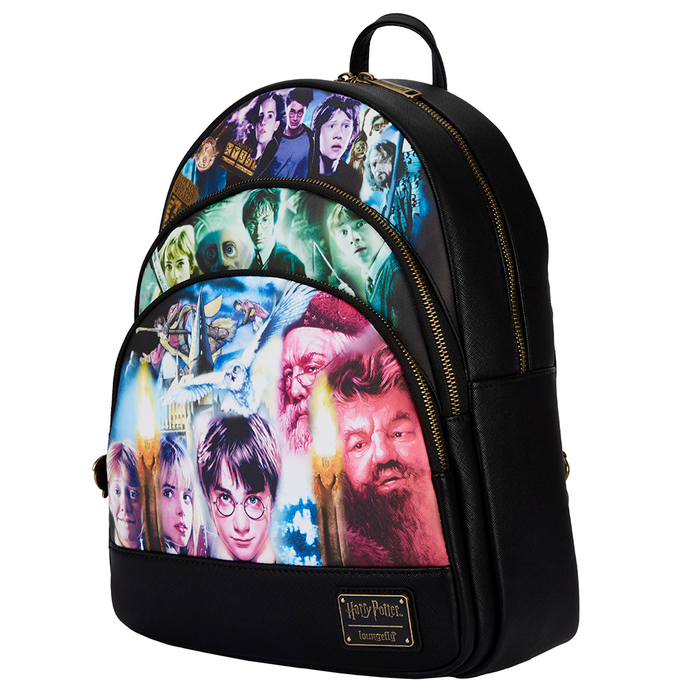 Loungefly: Harry Potter Trilogy Triple Pocket Mini Backpack - for just $80! 
