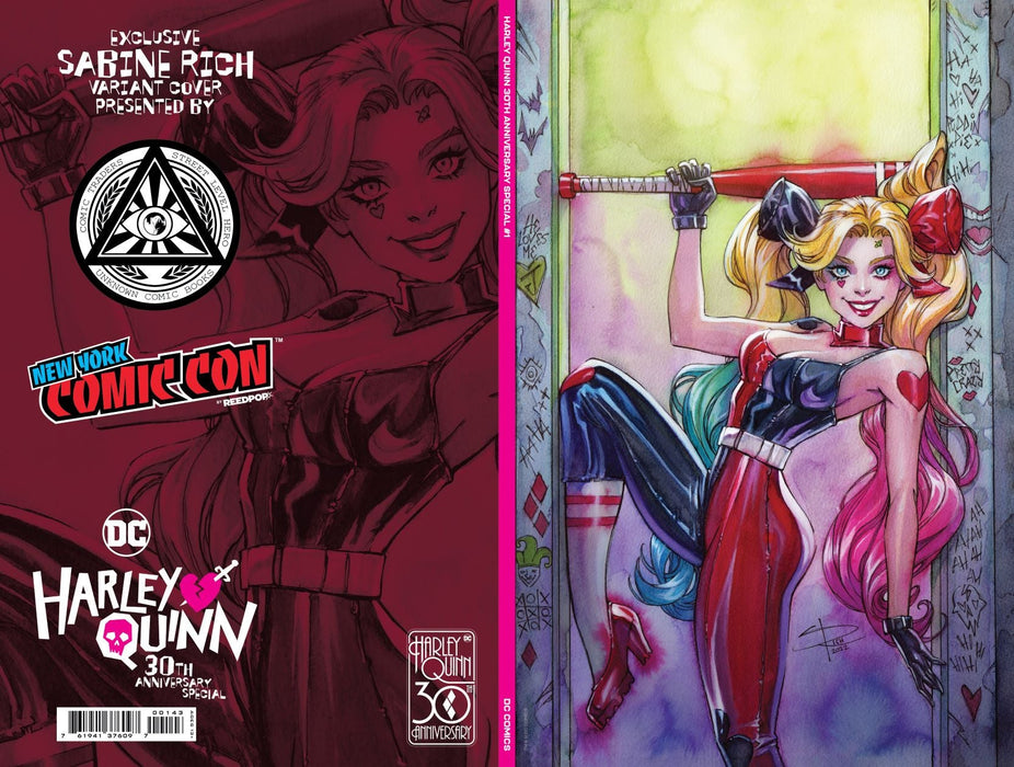 Harley Quinn 30Th Anniversary Special #1 Unknown Comics Sabine Rich Exclusive Nycc 2022 Foil Virgin Var - for just $19.99! 