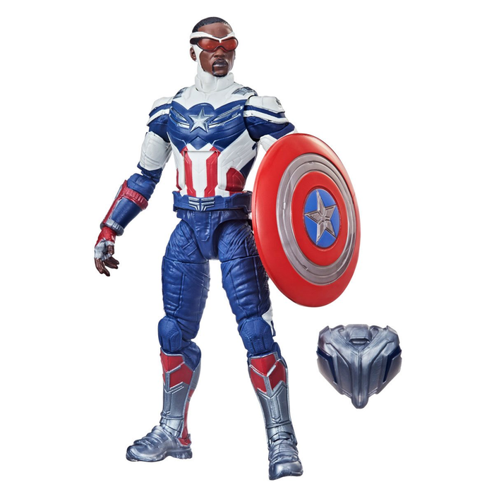 Captain America: Marvel Legends: Captain America Sam Wilson 6-Inch Action Figure (Captain America Flight Gear BAF) - for just $22.95! 