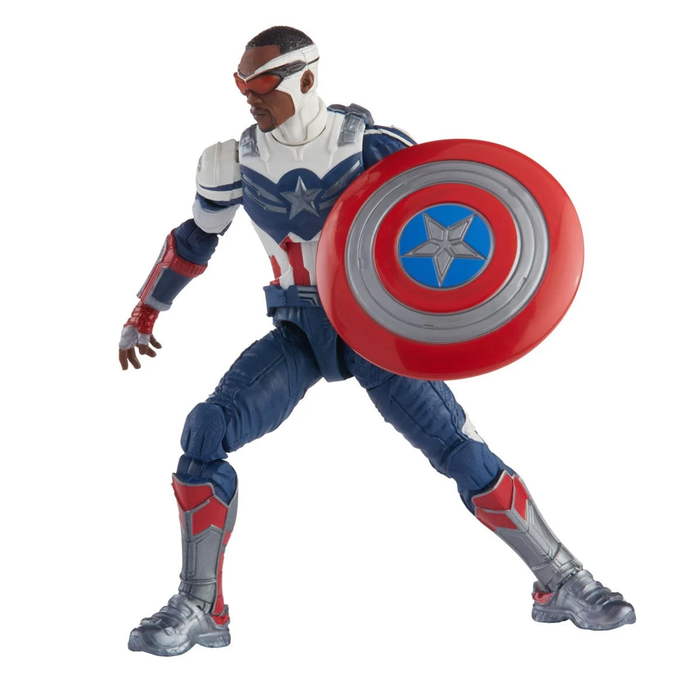 Captain America: Marvel Legends: Captain America Sam Wilson 6-Inch Action Figure (Captain America Flight Gear BAF) - for just $22.95! 