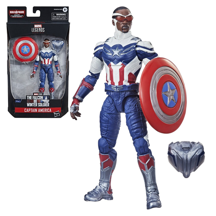 Captain America: Marvel Legends: Captain America Sam Wilson 6-Inch Action Figure (Captain America Flight Gear BAF) - for just $22.95! 