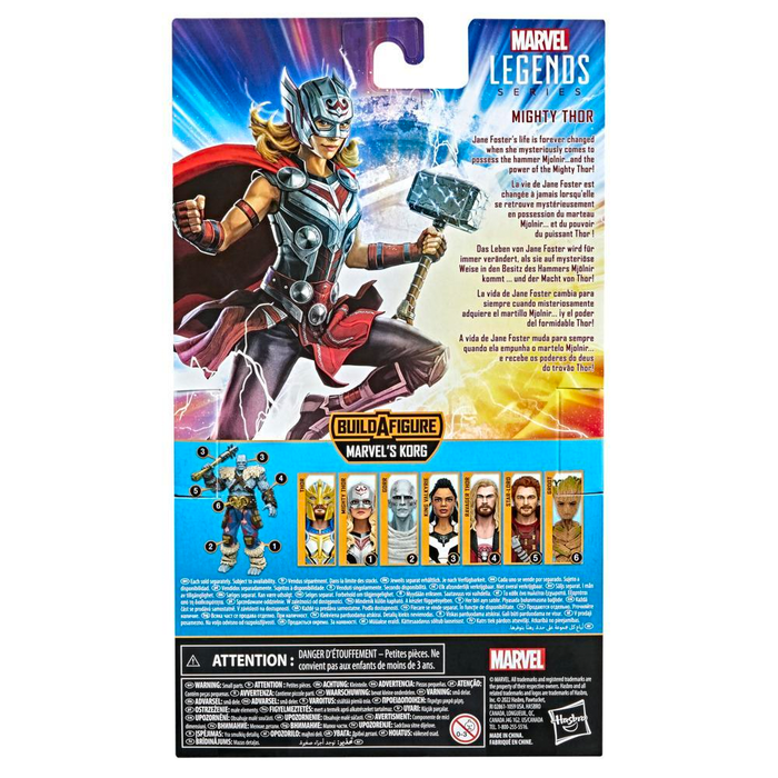 Marvel Legends: Thor: Love and Thunder - Mighty Thor 6-Inch Action Figure (Korg Build-A-Figure) - for just $24.99! 