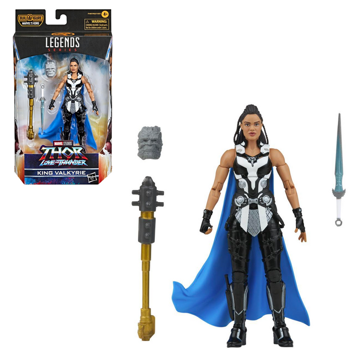 Marvel Legends: Thor: Love and Thunder - King Valkyrie 6-Inch Action Figure (Korg Build-A-Figure) - for just $24.99! 