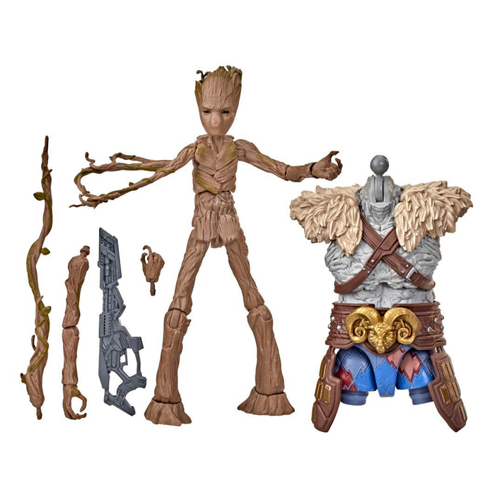 Marvel Legends: Thor: Love and Thunder - Groot 6-Inch Action Figure (Korg Build-A-Figure) - for just $24.99! 
