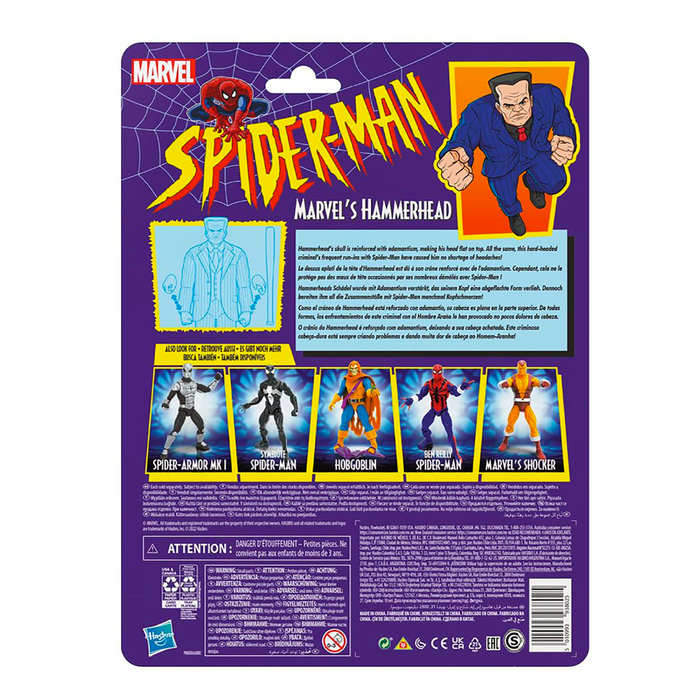 Retro Marvel Legends: Spider-Man - Hammerhead 6-Inch Action Figure - for just $24.99! 