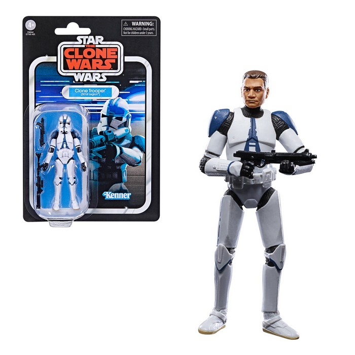 Star Wars: The Vintage Collection - Clone Trooper (501st Legion) 3 3/4-Inch Action Figure - for just $15.99! 