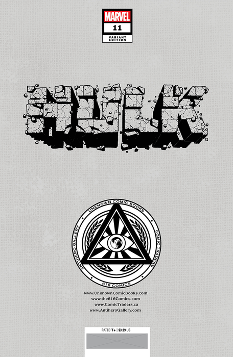 Hulk #11 Unknown Comics David Nakayama Exclusive Color Bleed Var (01/18/2023) - for just $10! 