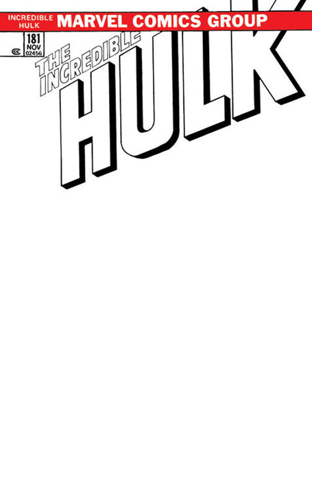 Incredible Hulk #181 Facsimile Edition [New Printing] Unknown Comics Exclusive Blank Var (09/27/2023) - for just $20! 