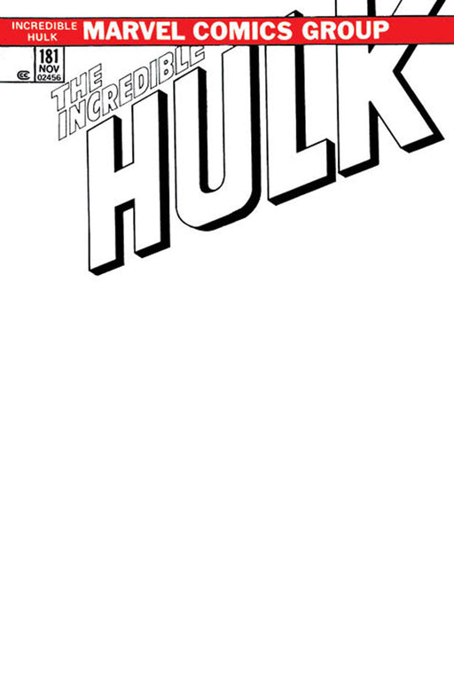 Incredible Hulk #181 Facsimile Edition [New Printing] Unknown Comics Exclusive Blank Var (09/27/2023) - for just $20! 