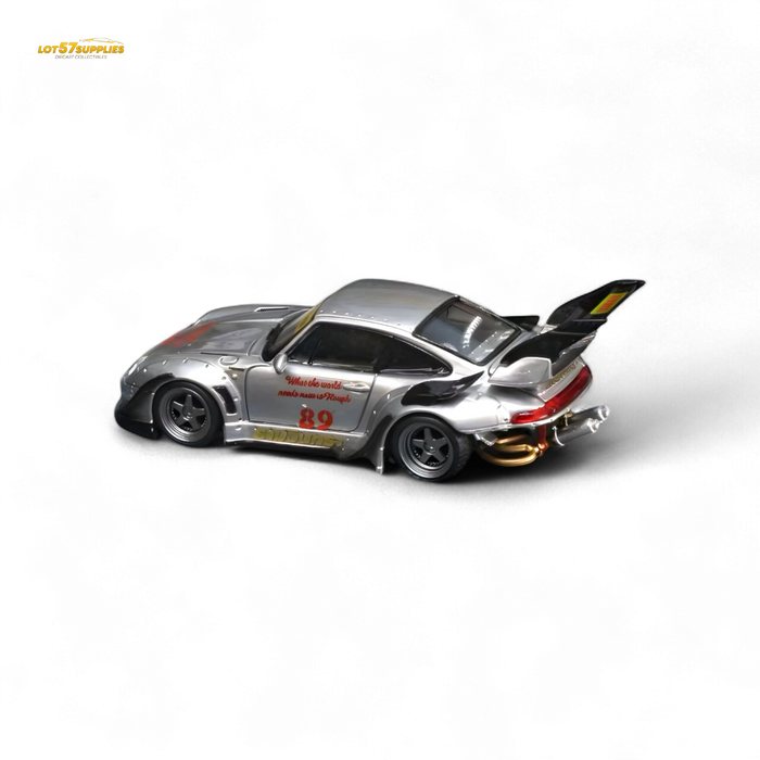 Street Weapon Porsche RWB 993 Double Exhaust Heavenly Livery Higher Tail 1:64 - for just $33.99! 