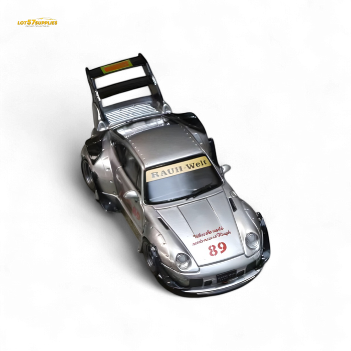 Street Weapon Porsche RWB 993 Double Exhaust Heavenly Livery Higher Tail 1:64 - for just $33.99! 