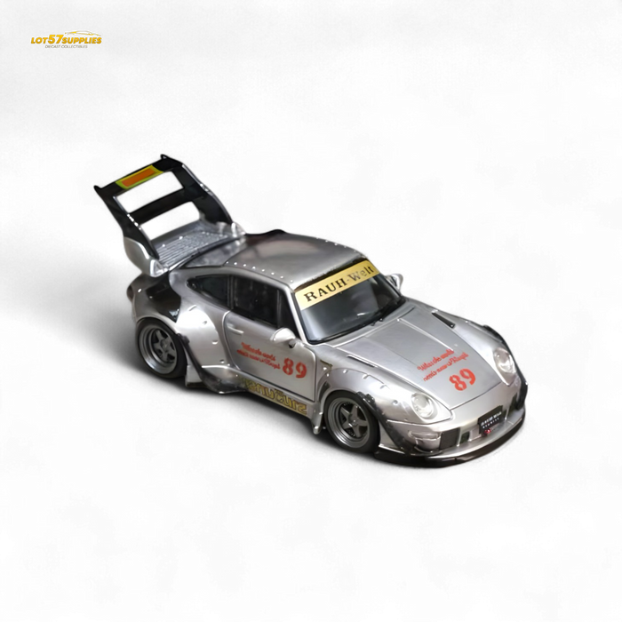 Street Weapon Porsche RWB 993 Double Exhaust Heavenly Livery Higher Tail 1:64 - for just $33.99! 