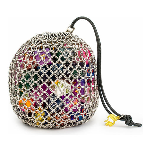 Hero's Chainmail Dice Bag - Silver - Premium  - Just $34.99! Shop now at Retro Gaming of Denver