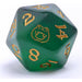 Wyrmforged Rollers - Rounded Plastic Polyhedral Dice - Bog Frog Gold - Just $15.99! Shop now at Retro Gaming of Denver