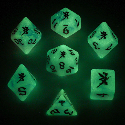 Wyrmforged Rollers - Rounded Plastic Polyhedral Dice - Pixie Dust Gold - Just $15.99! Shop now at Retro Gaming of Denver