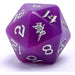 Wyrmforged Rollers - Rounded Plastic Polyhedral Dice - Pixie Dust Silver - Just $15.99! Shop now at Retro Gaming of Denver