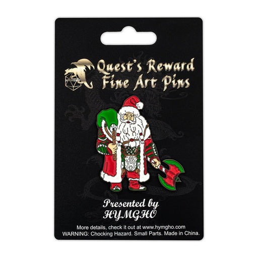 Quest's Reward Fine Art Pin - Battle Santa - Premium Polyhedral Dice Set - Just $12.99! Shop now at Retro Gaming of Denver