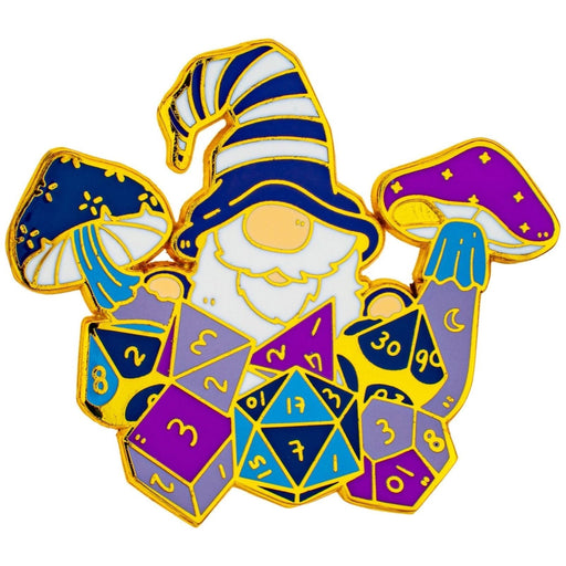 Quest's Reward Fine Art Pin - Gnome With Dice - Premium Polyhedral Dice Set - Just $12.99! Shop now at Retro Gaming of Denver