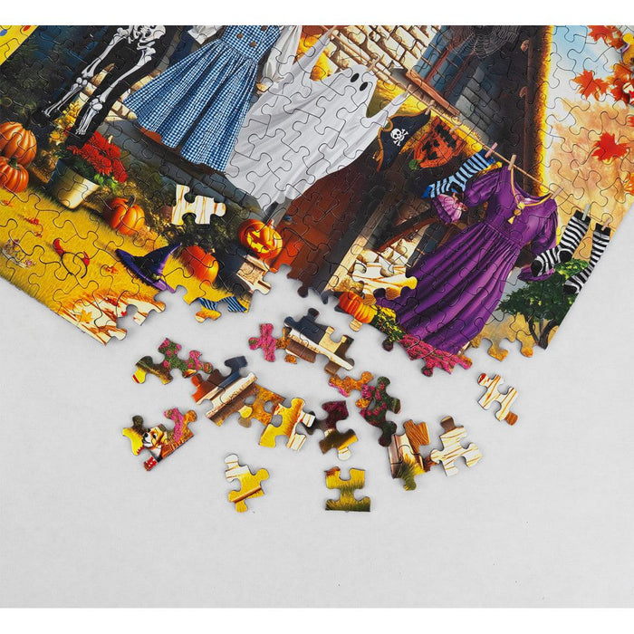 Halloween Laundry Day 500 Piece Jigsaw Puzzle Springbok - for just $17.99! 