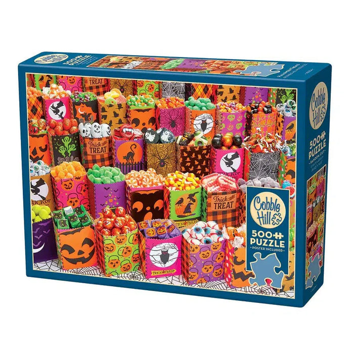 Halloween Treats 500 Piece Jigsaw Puzzle Cobble Hill - for just $17.99! 