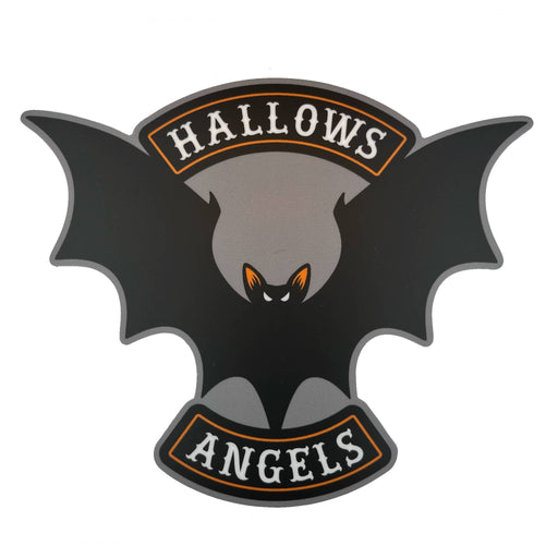 Hallows Angels Vampire Bat Motorcycle Club Halloween Sticker - for just $4.75! 