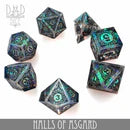 Halls of Asgard (Handmade) - 7 Dice Set - for just $44.99! 