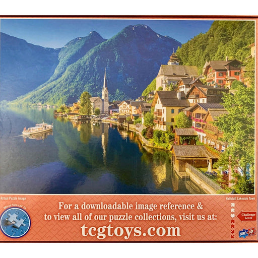 Hallstatt Lakeside Town 500 Piece Jigsaw Puzzle Sure Lox - for just $14.99! 
