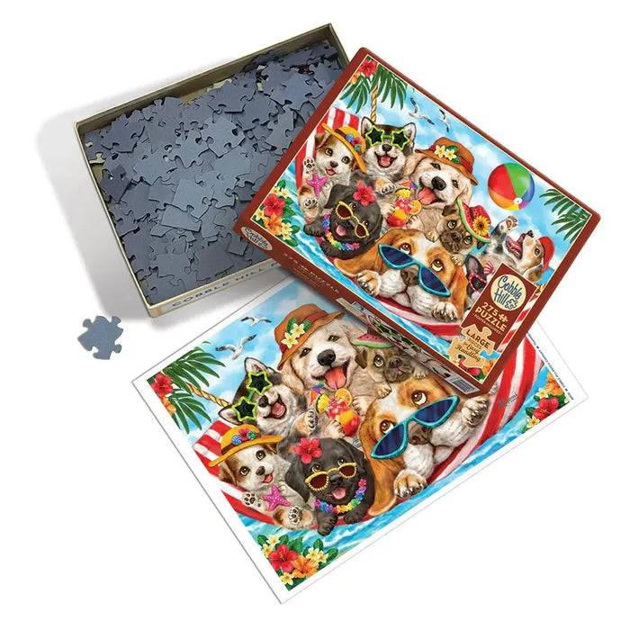 Hammock Party 275 Large Piece Jigsaw Puzzle Cobble Hill - for just $17.99! 