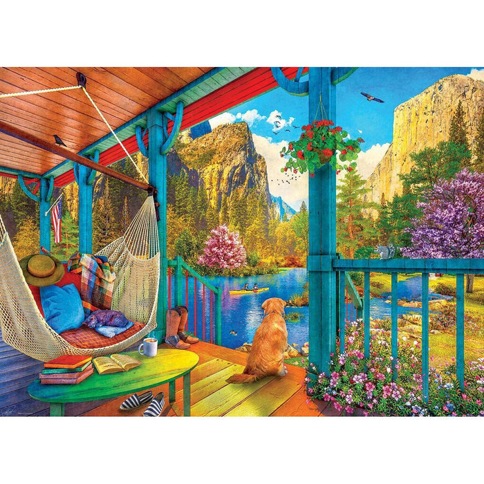 Hammock with a View 500 Piece Jigsaw Puzzle Eurographics - for just $17.99! 